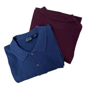 Set Of 2 Jos. A. Bank‎ Traveler's Collection Casual Fall Short Sleeve Polos XXL